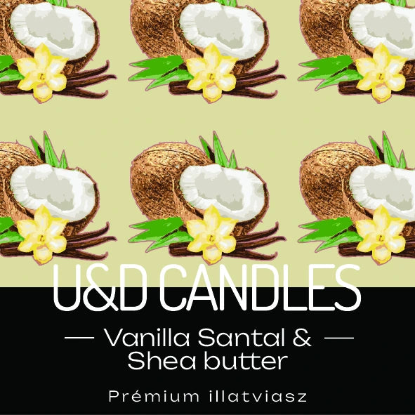 Vanilla Sandalwood & Shea Butter - Viaszkocka