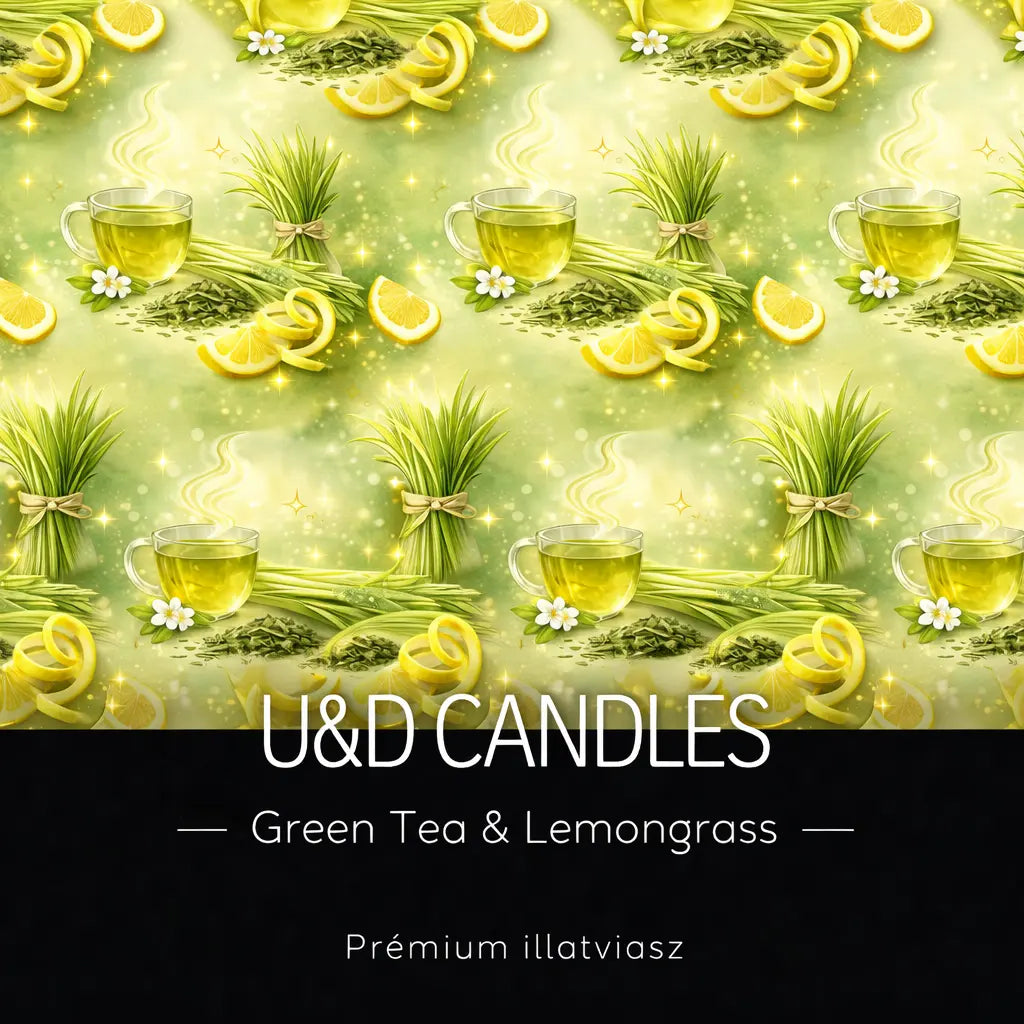 Green Tea & Lemongrass Ritual - Zöld Tea és Citromfű Rituálé illatviasz (30g)