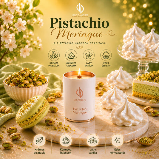 Pistachio Meringue - A pisztáciás habcsókok csábítása