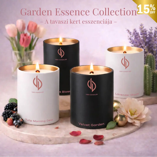 GARDEN ESSENCE COLLECTION - A tavaszi kert esszenciája  15% kedvezménnyel, mely tartalmazza: Velvet Garden, Tulip Morning Dew, Cactus Blossom,Lavender Moon