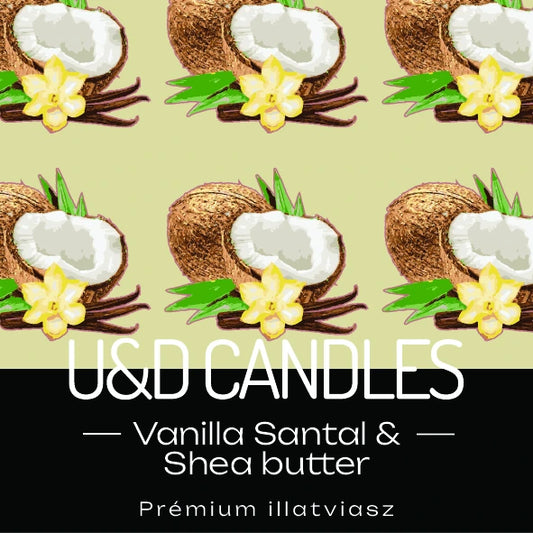Vanilla Sandalwood & Shea Butter - Viaszkocka