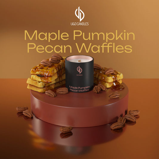 Maple Pumpkin Pecan Waffles