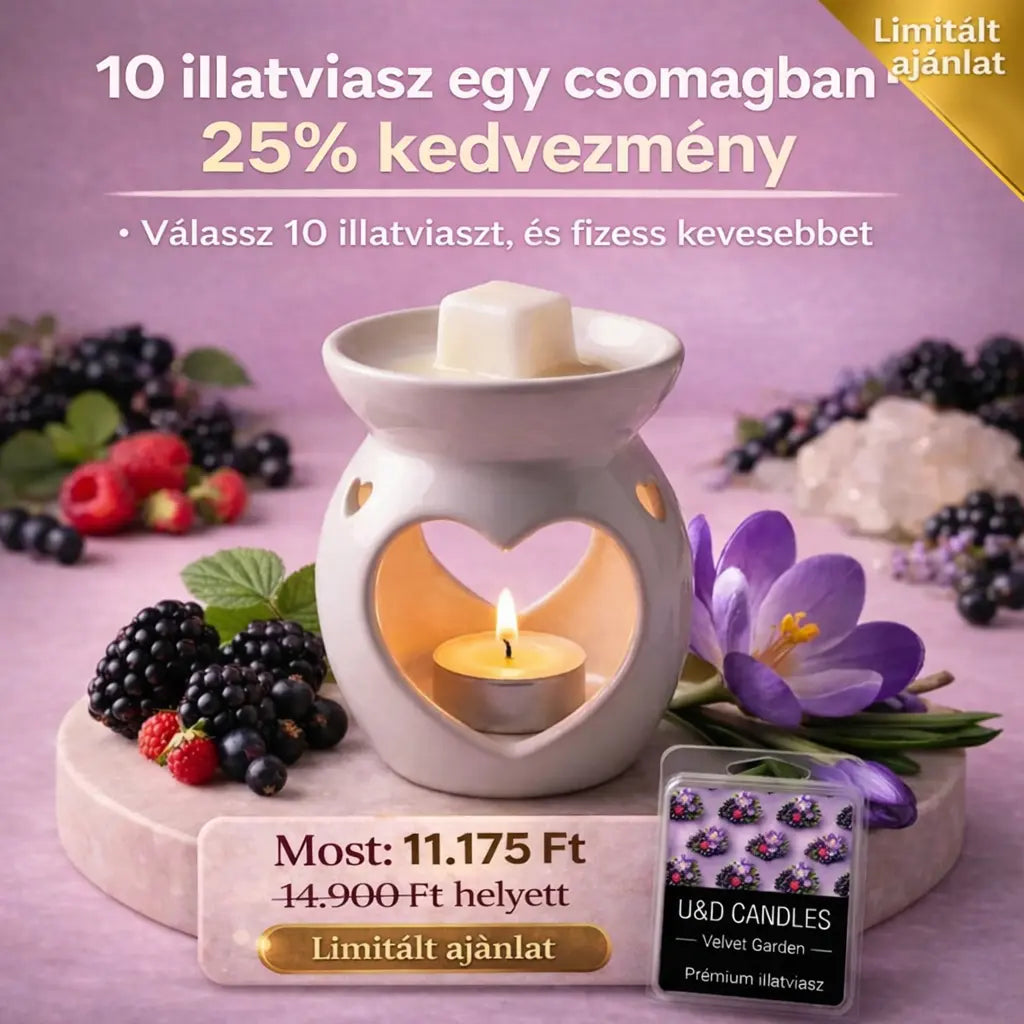 10 db illatviasz egy csomagban - 25% kedvezménnyel!