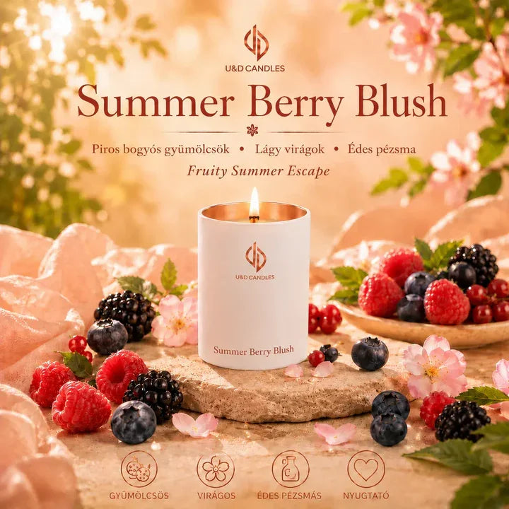 Nyári kollekció - Csomagajánlat, mely tartalmazza: Hawaiian Coconut Breeze, Strawberry Dreams, Summer Berry Blush, Blood Orange, Watermelon Lemonade + a hozzá járó ajándékok